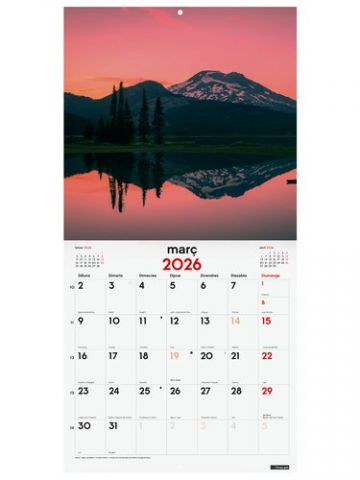 CALENDARI (2026) CATALAN FINOCAM PARET IMATGES MEN