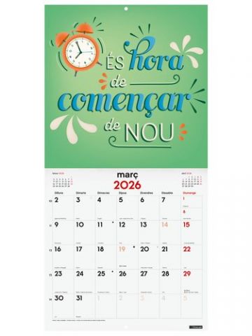 CALENDARI (2026) CATALAN FINOCAM PARET IMATGES MEN