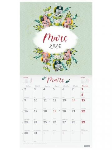 CALENDARI (2026) CATALAN FINOCAM PARET IMATGES MEN