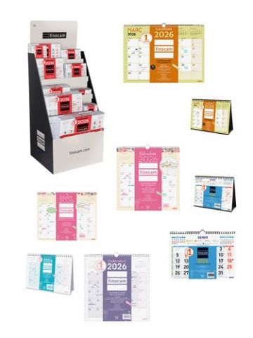 CALENDARI (2026) CATALAN FINOCAM MENSUAL NEUTRES+T