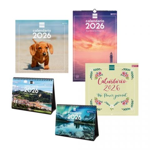 CALENDARIO (2026) FINOCAM MENSUAL IMAGENES SURTIDO