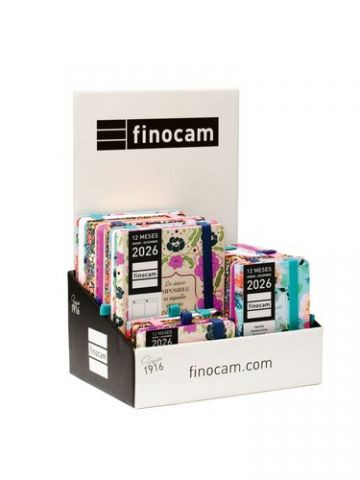 AGENDA ANUAL (2026) FINOCAM MINIMAL DESIGN SURTIDO