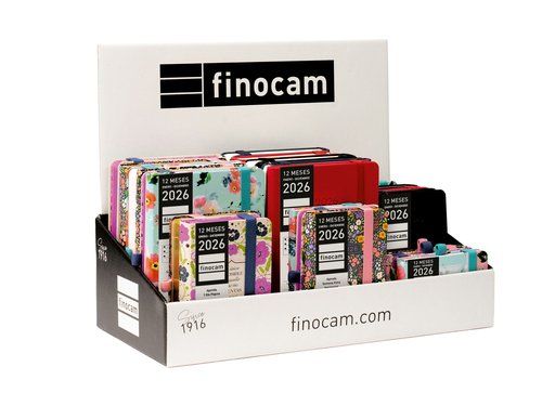 AGENDA ANUAL (2026) FINOCAM MINIMAL SURTIDO EXPOSI