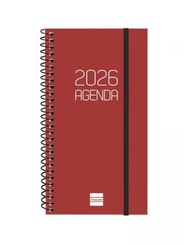 AGENDA ANUAL (2026) FINOCAM ESPIRAL OPAQUE ESPIRAL