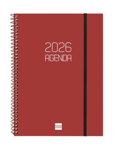 AGENDA ANUAL (2026) FINOCAM ESPIRAL OPAQUE ESPIRAL