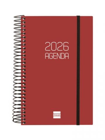 AGENDA ANUAL (2026) FINOCAM ESPIRAL OPAQUE ESPIRAL