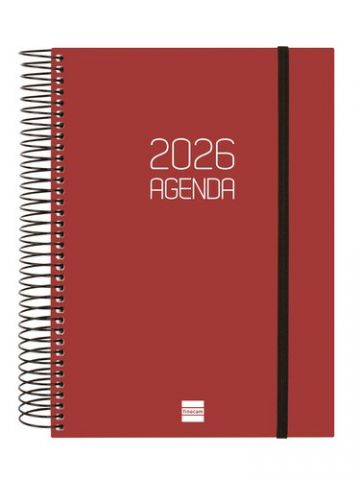 AGENDA ANUAL (2026) FINOCAM ESPIRAL OPAQUE ESPIRAL