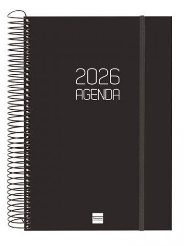 AGENDA ANUAL (2026) FINOCAM ESPIRAL OPAQUE ESPIRAL