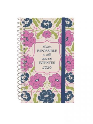 AGENDA ANUAL (2026) CATALAN FINOCAM ESPIRAL DESIGN