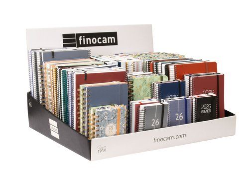 AGENDA ANUAL (2026) FINOCAM ESPIRAL SURTIDO EXPOSI