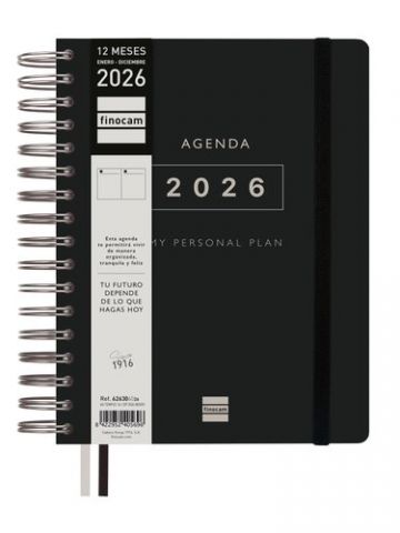 AGENDA ANUAL (2026) FINOCAM TEMPUS WIRE-O tapa PP