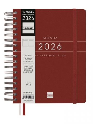 AGENDA ANUAL (2026) FINOCAM TEMPUS WIRE-O tapa PP