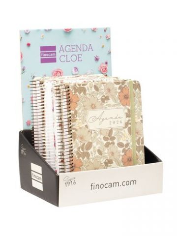 AGENDA ANUAL (2026) FINOCAM CLOE ESPIRAL tapa EXTR