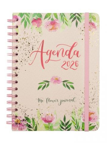 AGENDA ANUAL (2026) FINOCAM FLOWER JOURNAL WIRE-O