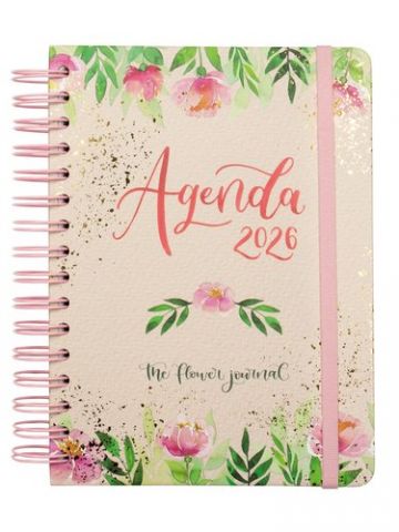 AGENDA ANUAL (2026) FINOCAM FLOWER JOURNAL WIRE-O