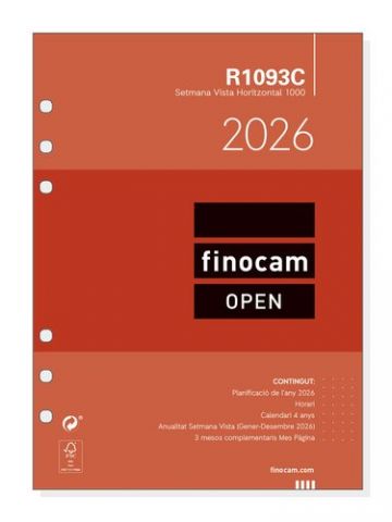 RECAMBIO AGENDA ANUAL (2026) CATALAN FINOCAM R1093