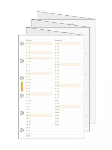 RECAMBIO AGENDA ANUAL (2026) FINOCAM C296 CLASSIC