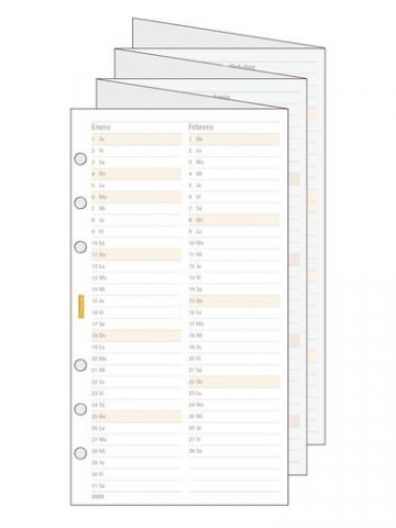 RECAMBIO AGENDA ANUAL (2026) FINOCAM C996 CLASSIC