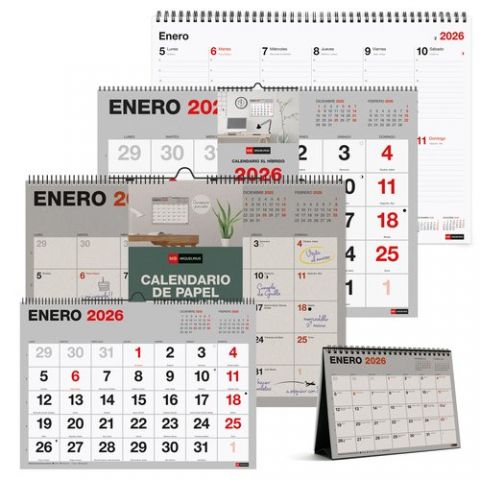 CALENDARIO (2026) MIQUELRIUS BASIC&RECYCLED SURTID