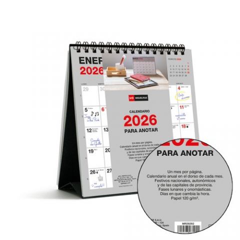 CALENDARIO (2026) MIQUELRIUS SOBREMESA BASIC MENSU