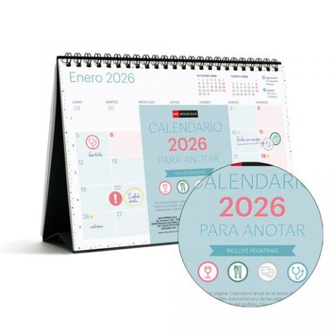 CALENDARIO (2026) MIQUELRIUS SOBREMESA TRENDS LOVE