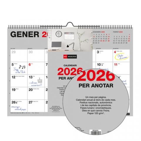 CALENDARIO (2026) CATALAN MIQUELRIUS PARET BASIC M