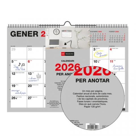 CALENDARIO (2026) CATALAN MIQUELRIUS PARET BASIC M
