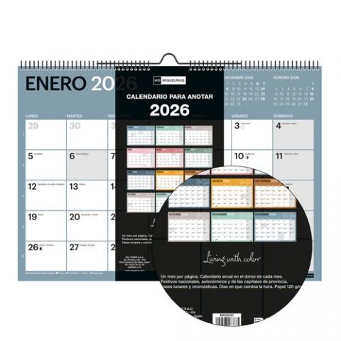CALENDARIO (2026) MIQUELRIUS PARED DESIGN CHROMAT