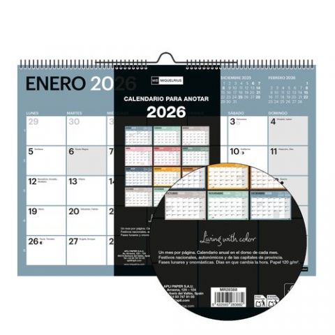 CALENDARIO (2026) MIQUELRIUS PARED DESIGN CHROMAT