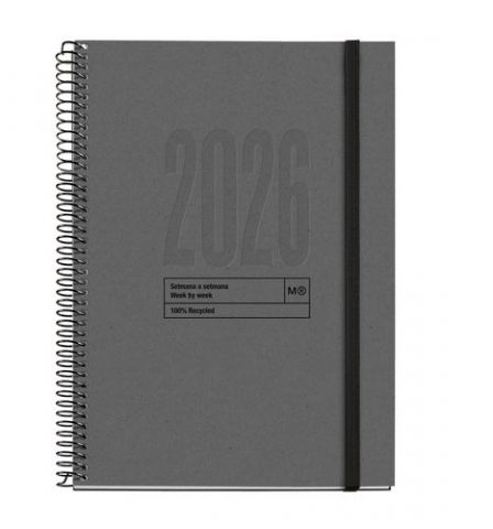 AGENDA ANUAL (2026) CATALAN MIQUELRIUS RECYCLED ES