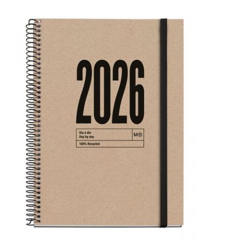 AGENDA ANUAL (2026) CATALAN MIQUELRIUS RECYCLED ES