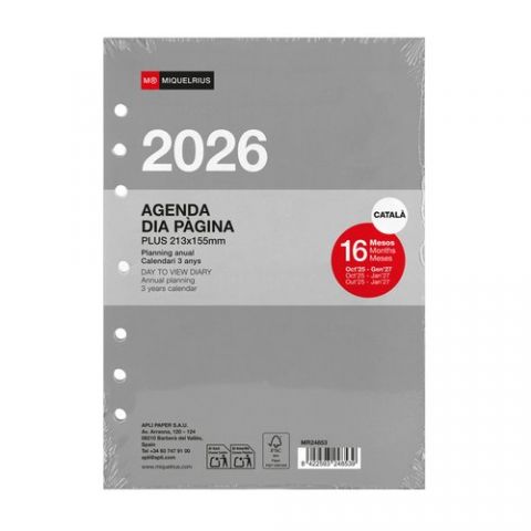 RECAMBIO CATALAN AGENDA ANUAL (2026) MIQUELRIUS IN