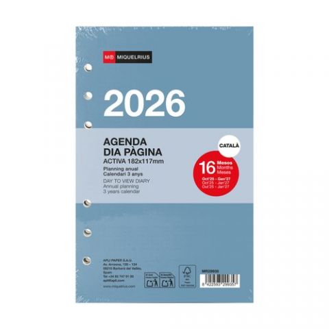 RECAMBIO CATALAN AGENDA ANUAL (2026) MIQUELRIUS IN