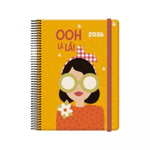 AGENDA ANUAL (2026) DOHE CUTE ESPIRAL tapa EXTRA c