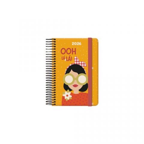 AGENDA ANUAL (2026) DOHE CUTE ESPIRAL tapa EXTRA c