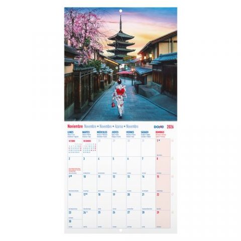 CALENDARIO (2026) DOHE PARED IMAGENES MENSUAL PARA