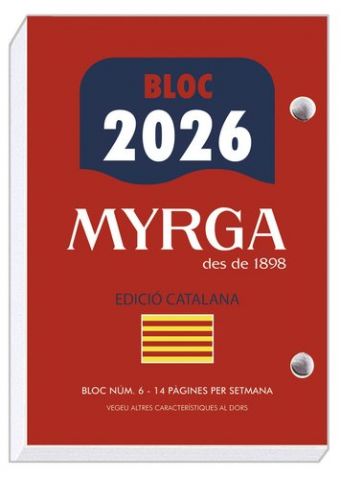 TACO BUFFET (2026) MYRGA 8,3x12 Nº 6 CATALAN