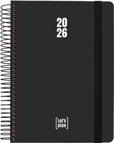 AGENDA ANUAL (2026) GRAFOPLAS COLORS ESPIRAL tapa