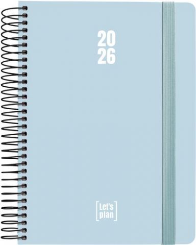 AGENDA ANUAL (2026) GRAFOPLAS COLORS ESPIRAL tapa