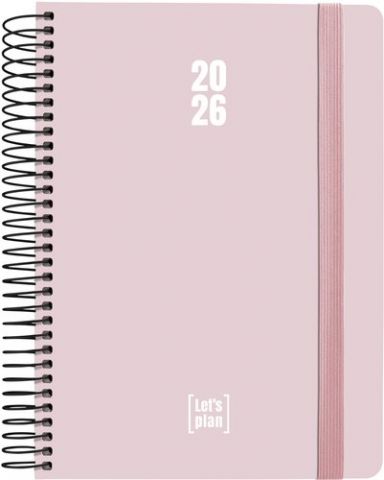 AGENDA ANUAL (2026) GRAFOPLAS COLORS ESPIRAL tapa