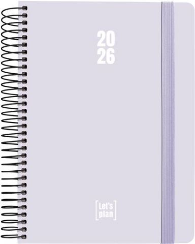 AGENDA ANUAL (2026) GRAFOPLAS COLORS ESPIRAL tapa