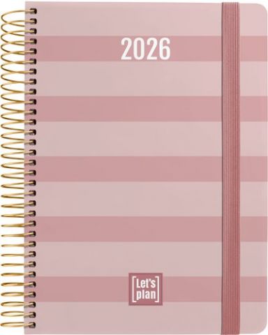 AGENDA ANUAL (2026) GRAFOPLAS DESIGN ESPIRAL tapa