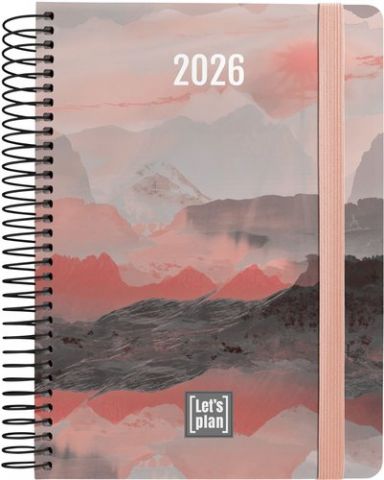 AGENDA ANUAL (2026) GRAFOPLAS DESIGN ESPIRAL tapa