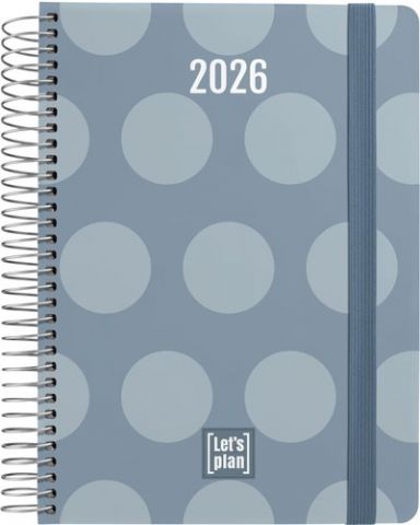 AGENDA ANUAL (2026) GRAFOPLAS DESIGN ESPIRAL tapa