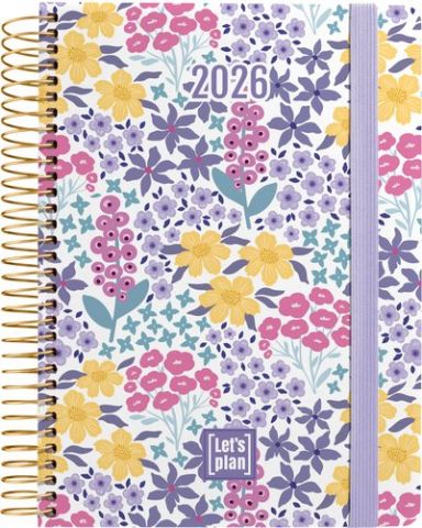 AGENDA ANUAL (2026) GRAFOPLAS DESIGN ESPIRAL tapa