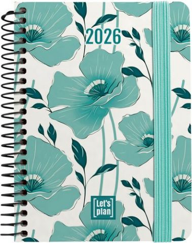 AGENDA ANUAL (2026) GRAFOPLAS DESIGN ESPIRAL tapa