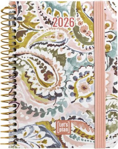 AGENDA ANUAL (2026) GRAFOPLAS DESIGN ESPIRAL tapa
