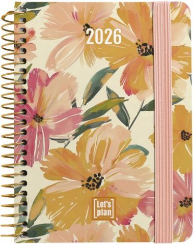 AGENDA ANUAL (2026) GRAFOPLAS DESIGN ESPIRAL tapa