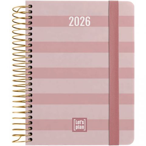 AGENDA ANUAL (2026) GRAFOPLAS DESIGN ESPIRAL tapa