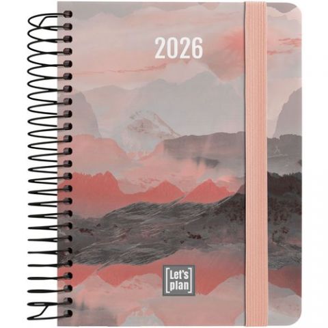 AGENDA ANUAL (2026) GRAFOPLAS DESIGN ESPIRAL tapa